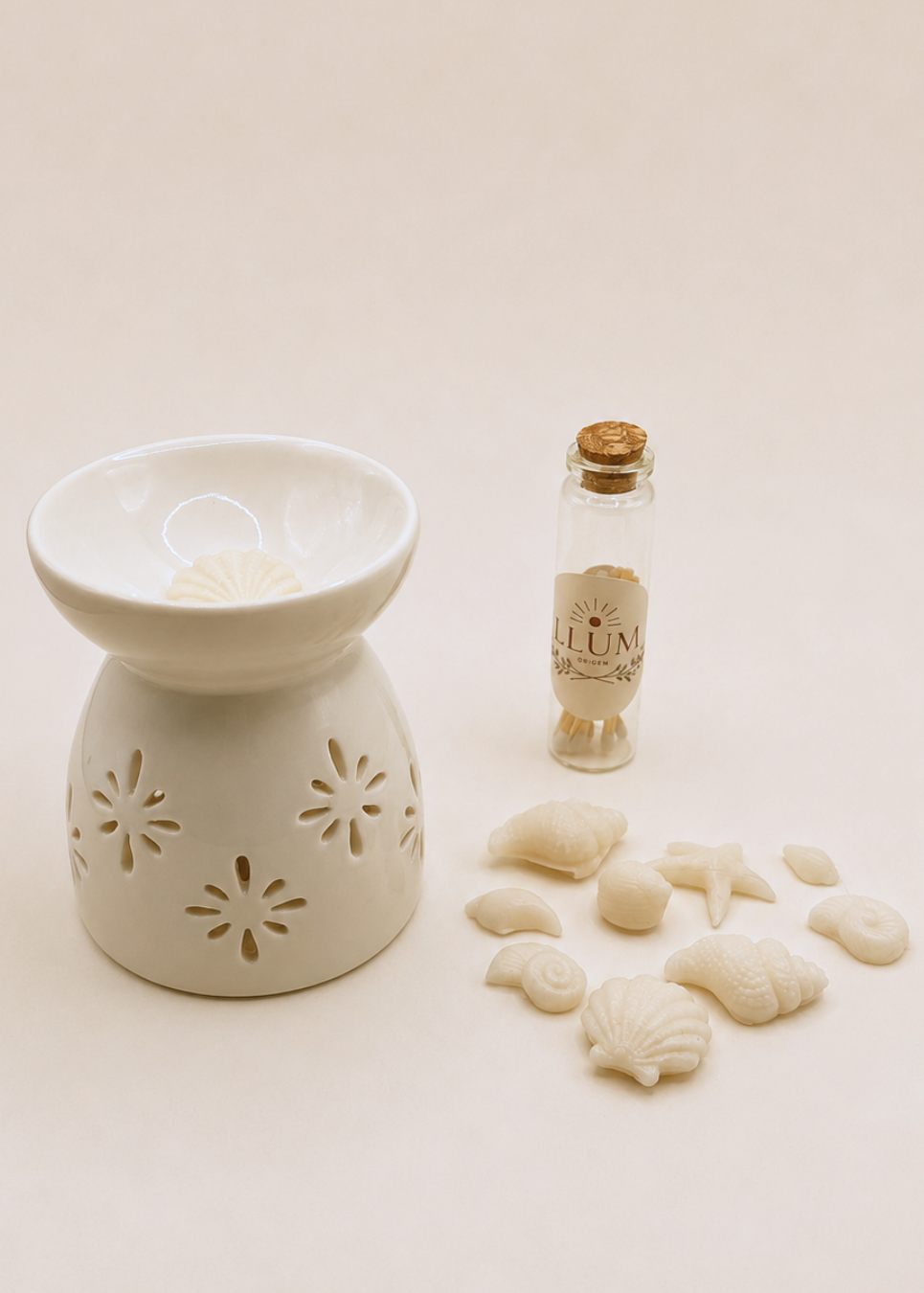 pack 1 wax melts con quemador